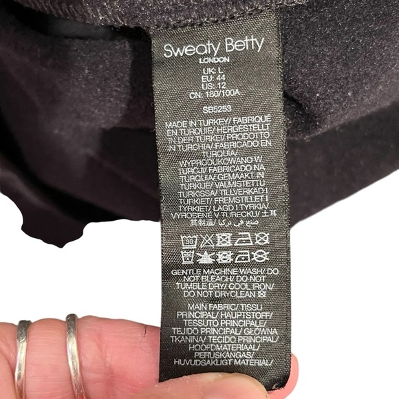 Sweaty Betty Fast Track Quilted Running Jacket Black Size Large - Picture 6 of 11